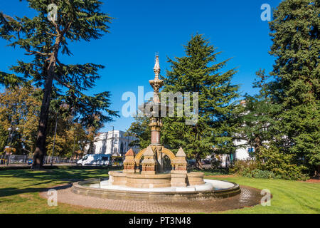 Brunnen, Jephson Gärten, Royal Leamington Spa, Warwickshire Stockfoto