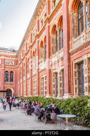 Eine typische Ansicht in Kensington in London. Stockfoto