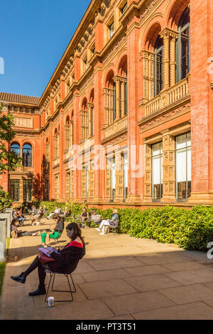 Eine typische Ansicht in Kensington in London. Stockfoto