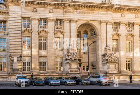 Eine typische Ansicht in Kensington in London. Stockfoto