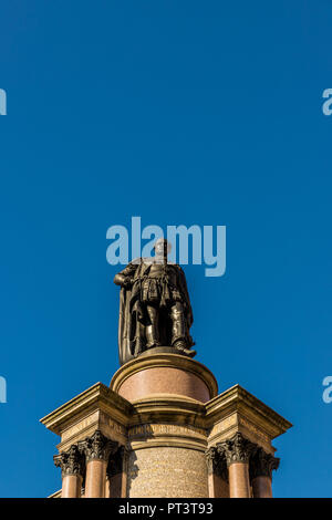 Eine typische Ansicht in Kensington in London. Stockfoto