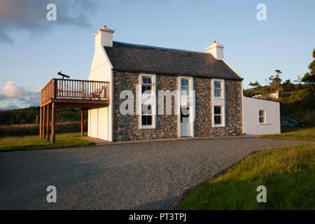 Clooneygorman, Bantry, Cork, Irland. 24. Juli 2015. Ein altes Bauernhaus, dass modrenised worden ist und jetzt als Ferienhaus in Clooneygorman B Stockfoto