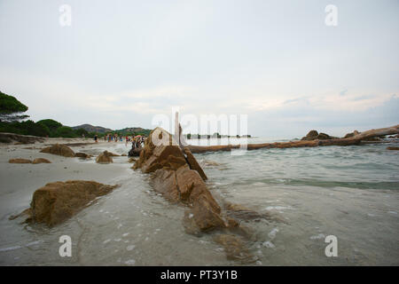 Bidderosa Strand und Naturpark, Orosei, Sardinien, Italien. Stockfoto