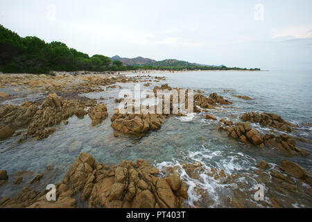 Bidderosa Strand und Naturpark, Orosei, Sardinien, Italien. Stockfoto