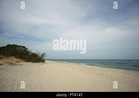 Berchida Strand, in der Nähe von bidderosa Strand und Naturpark, Orosei, Sardinien, Italien. Stockfoto