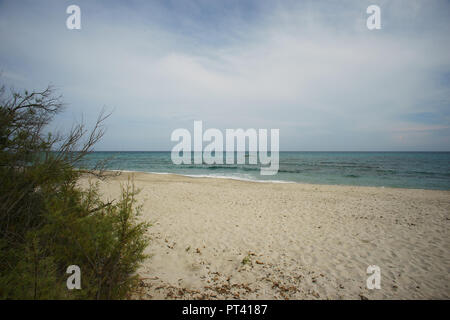 Berchida Strand, in der Nähe von bidderosa Strand und Naturpark, Orosei, Sardinien, Italien. Stockfoto