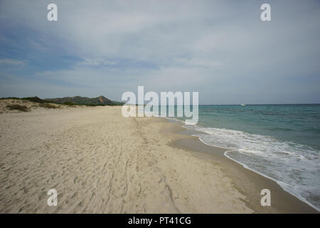 Berchida Strand, in der Nähe von bidderosa Strand und Naturpark, Orosei, Sardinien, Italien. Stockfoto