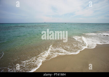 Berchida Strand, in der Nähe von bidderosa Strand und Naturpark, Orosei, Sardinien, Italien. Stockfoto