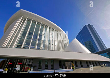 Philharmonie Luxemburg auf dem Plateau de Kirchberg, Luxemburg, Luxemburg Stockfoto