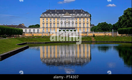 Schloss Augustusburg in Brühl, Rheinland, Nordrhein-Westfalen, Deutschland Stockfoto