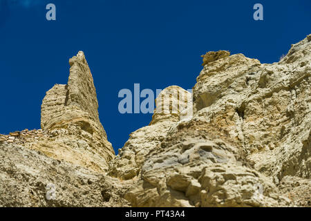 Chiwang Höhlen in Tibet, Stockfoto