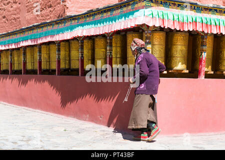 Purang Kloster in Tibet, Stockfoto