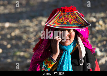 Tirtaphuri Kloster in Tibet, Stockfoto