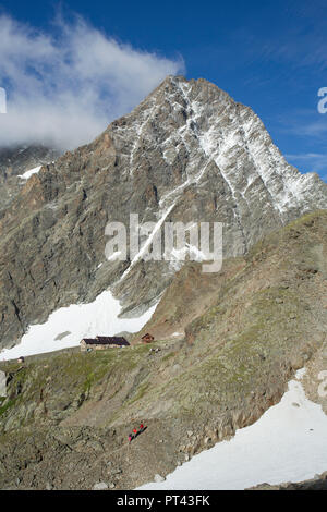 Kaunergrat Hütte Kaunergrat, Ötztaler Alpen, Tirol, Österreich Stockfoto