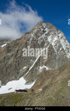 Kaunergrat Hütte Kaunergrat, Ötztaler Alpen, Tirol, Österreich Stockfoto