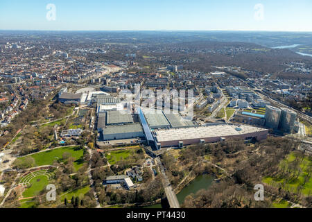 Messe Essen, neue Gebäude auf der Messe in Essen, Ruhrgebiet, Nordrhein-Westfalen, Deutschland Stockfoto