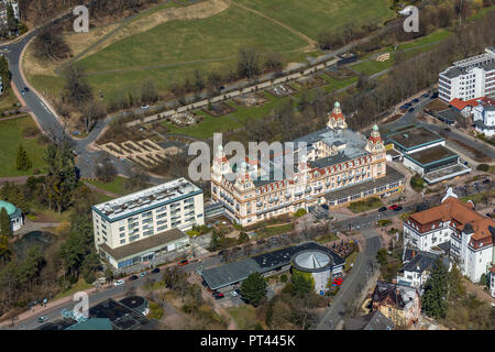 Asklepios Fachklinik Fürstenhof in Bad Wildungen, Wellness Center und historische Spa im Landkreis Waldeck-Frankenberg, Nordhessen, Hessen, Deutschland Stockfoto