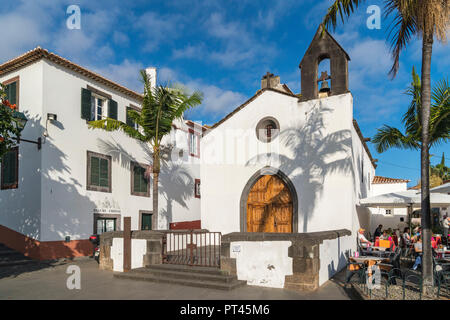 Die Fassade des Corpo Santo Kapelle in der Altstadt, Funchal, Madeira, Portugal, Stockfoto