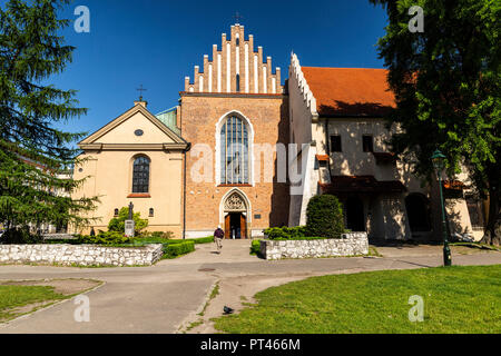 Europa, Polen, Kleinpolen, Krakau, Kirche des Hl. Franziskus von Assisi Stockfoto