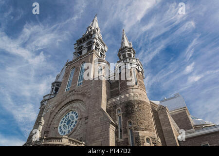 Kanada, Quebec, die Laurentides, Hieronymus, der Heilige Hieronymus Kathedrale, außen Stockfoto