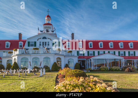 Kanada, Quebec, Cote Nord Region, Saguenay Fjord, Tadoussac, Hotel Tadoussac Stockfoto