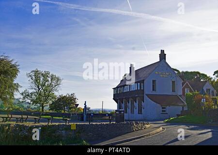 Die Monsal Head Hotel, in Derbyshire, England Stockfoto