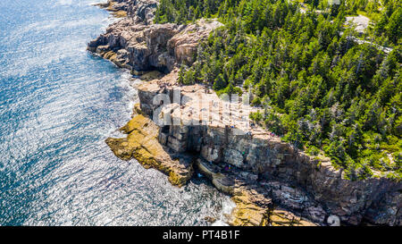 Otter Felsen Klettern, Park Loop Road, Mt Wüste, ME 04660 Stockfoto