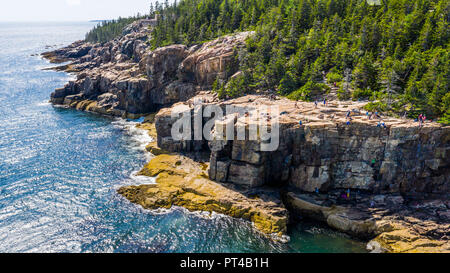 Otter Felsen Klettern, Park Loop Road, Mt Wüste, ME 04660 Stockfoto