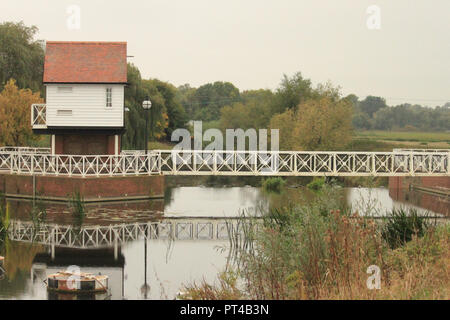 Tewkesbury Wehr, Fluss Severn Stockfoto