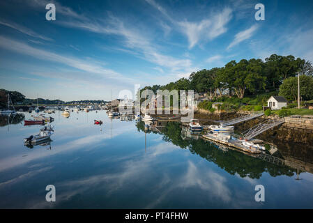 USA, New England, Cape Ann, Massachusetts, Annisquam, Boote Hummer Cove Stockfoto