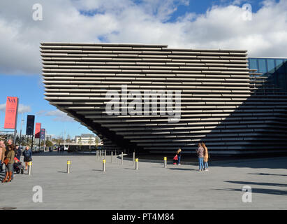 Dundee V&A Museum; Dundee; geöffnet 15. September 2018. Von dem japanischen Architekten Kengo Kuma konzipiert;; Schottland; Großbritannien; England; Vereinigtes Königreich; Europ. Stockfoto