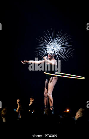 Grace Jones in der Nacht der Proms Konzert in Antwerpen (Belgien, 28/10/2010) Stockfoto