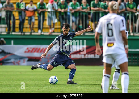 Split, Brasilien. 7. Oktober 2018. SC-Split - 06/10/2018 - brasilianische Meisterschaft ein 2018 Chapecoense x Atl tico-MG-Thyere Chapecoense Spieler während eines Spiels gegen Atlético-MG im Arena Conda Stadium für die brasilianische Meisterschaft ein 2018. Foto: Ricardo Luis Artifon/AGIF AGIF/Alamy Credit: Live-Nachrichten Stockfoto