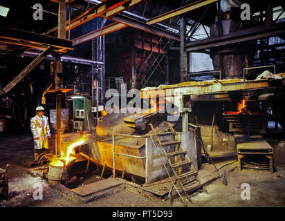 Guss Gießerei Stockfoto