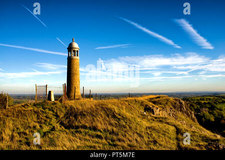 Crich stehen. Denkmal des Sherwood Förster Regiment, Derbyshire, England (1) Stockfoto