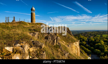 Crich stehen. Denkmal des Sherwood Förster Regiment, Derbyshire, England (2) Stockfoto