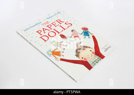 Das Buch Papier Puppen von Julia Donaldson Stockfoto