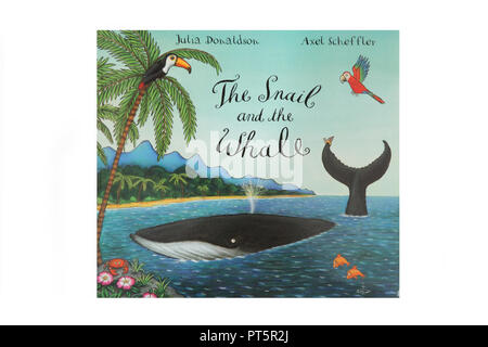Das Buch "Die Schnecke und der Wal von Julia Donaldson Stockfoto