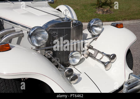 Excalibur-Classic Collectible Luxus Automobile Stockfoto