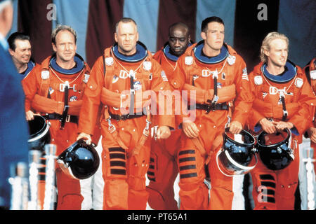 Original Film Titel: Armageddon. Englischer Titel: Armageddon. Jahr: 1998. Regie: Michael Bay. Stars: Owen Wilson; Bruce Willis; Steve Buscemi, Ben Affleck, WILL PATTON; Michael Clarke Duncan. Credit: TOUCHSTONE PICTURES/Album Stockfoto