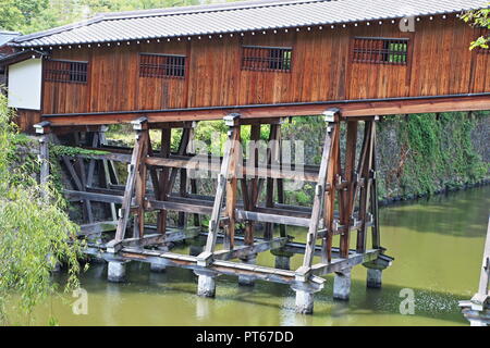 Ohashiroka Brückenbauwerk, Wakayama Castle, Wakayama, Japan Stockfoto