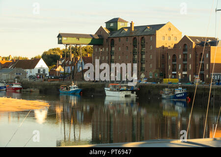 Die Kornkammer Wells-next-the-Sea, Norfolk, Großbritannien Stockfoto