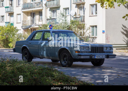 Dodge Diplomat in Warschau, Polen Stockfoto