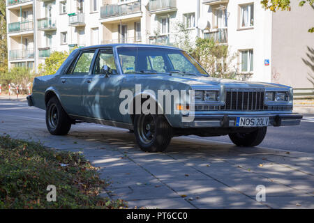 Dodge Diplomat in Warschau, Polen Stockfoto