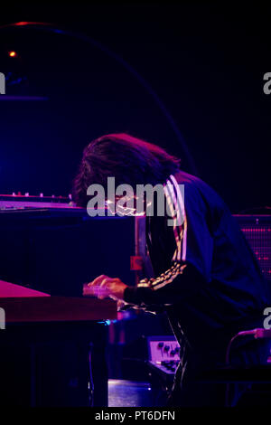 Konzert/Aufnahme der französischen Musiker Jean Michel Jarre für den 30. Jahrestag seiner Debut album Oxygene (Belgien, 19.09.2007) Stockfoto