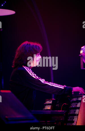 Konzert/Aufnahme der französischen Musiker Jean Michel Jarre für den 30. Jahrestag seiner Debut album Oxygene (Belgien, 19.09.2007) Stockfoto