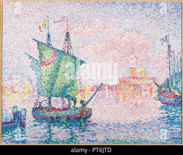 Venedig, die rosa Wolke, 1909. Datum/Zeitraum: 1909. Malerei. Öl auf Leinwand. Autor: Paul Signac. Stockfoto