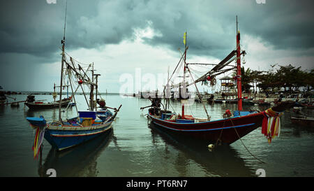 Blick auf den Hafen Stockfoto