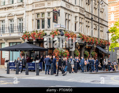 Ein Blick in Westminster in London. Stockfoto