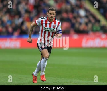 6. Oktober 2018, Bramall Lane, Sheffield, England; Sky Bet Meisterschaft, Sheffield United v Hull City; Billy Sharp (10) von Sheffield United Credit: Mark Cosgrove/News Bilder Stockfoto